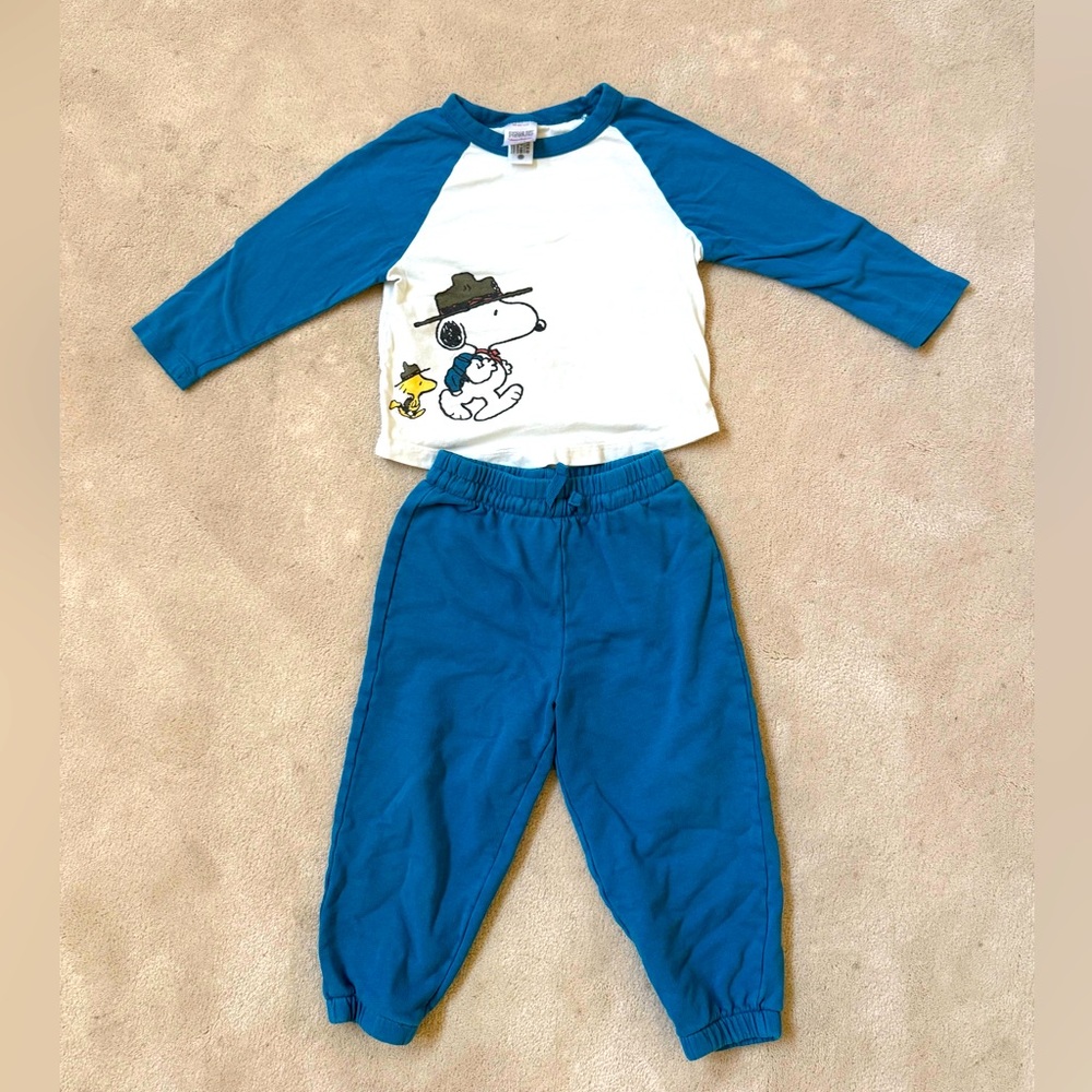 Hanna Andersson long sleeve shirt and jogger set
